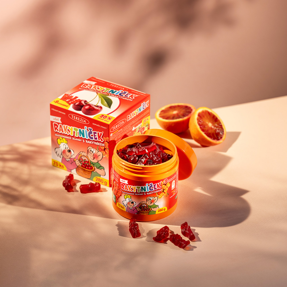 KIDDY VIT multivitamin jellies with sea buckthorn – sour cherry