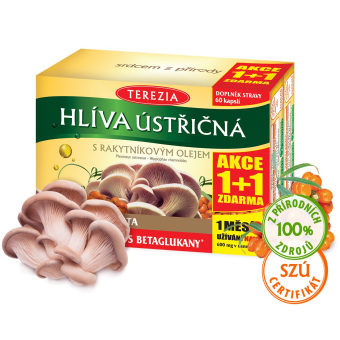 Hlíva ústřičná s rakytníkovým olejem