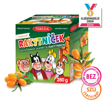 RAKYTNÍČEK multivitaminové želatinky s rakytníkem