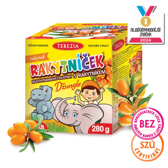 RAKYTNÍČEK multivitaminové želatinky s rakytníkem - DŽUNGLE