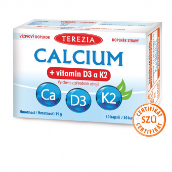 CALCIUM + vitamin D3 a K2