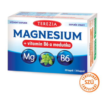 MAGNESIUM + vitamin B6 a meduňka