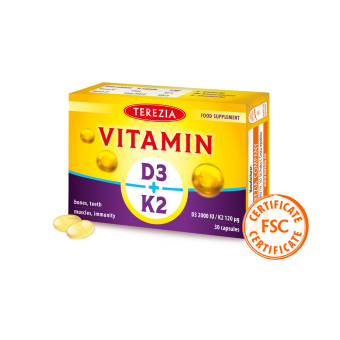 Vitamin D3 + K2