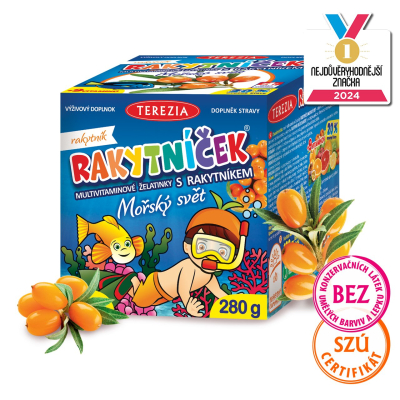 RAKYTNÍČEK multivitaminové želatinky s rakytníkem - MOŘSKÝ SVĚT
