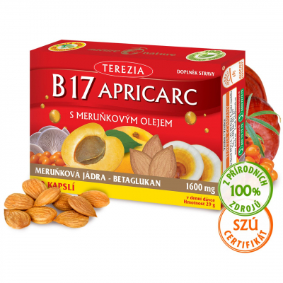 B17 APRICARC s meruňkovým olejem 180 kapslí