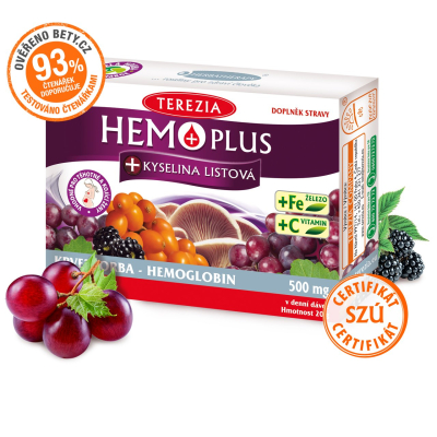 HEMO PLUS + kyselina listová