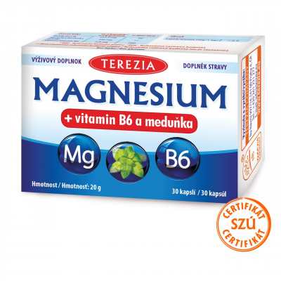 MAGNESIUM + vitamin B6 a meduňka