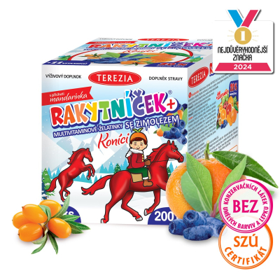 RAKYTNÍČEK+ multivitaminové želatinky se zimolezem - KONÍCI