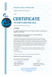 Certificate of Safety and free sale