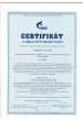 CERTIFIKÁT O ZDRAVOTNÍ BEZPEČNOSTI STÁTNÍHO ZDRAVOTNÍHO ÚSTAVU