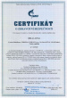 Certifikát o zdravotní bezpečnosti Státního zdravotního ústavu